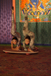 Mongolia - Ulaan Baator / ULN: / Ulan Bator: folk evening - contortionist (photo by Ade Summers)