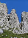 Montenegro - Crna Gora - Durmitor national park: landscape around Crvena greda peak - photo by J.Kaman