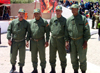 Morocco / Maroc - El Kelaa des M'Gouna: festival of roses - the police (photo by J.Kaman)