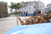 Asilah / Arzila, Morocco - caffe near the Portuguese ramparts - photo by Sandia