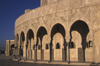 Casablanca, Morocco: Hassan II mosque - arches under the North African sun - photo by S.Dona'