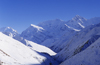 Annapurna area, Nepal: Thorong La - summit pass located 5,416 meters - highest point on the Annapurna Circuit - photo by W.Allgwer