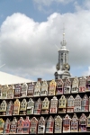 Netherlands / Holland  - Amsterdam: miniature Dutch faades - flower market (photo by M.Bergsma)