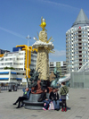 Netherlands - Rotterdam / RTM (Zuid-Holland): Blaak - obelisk and the library (photo by P.Willis)