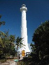 Phare Amelee lighthouse - erected in 1864  under Napoleon III - iron structure made in France in 1862 (photo by R.Eime)