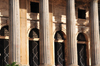 Managua, Nicaragua: Old Cathedral - Antigua Catedral de Santiago de Managua - neo-classical hexastyle portico - photo by M.Torres