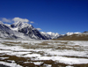 Khunjerab Pass, Hunza valley, Northern Areas / FANA - Pakistan-administered Kashmir: plateau at 4900 m and the mountains of Kashmir - highest section of the Karakoram Highway leading to China - inspiration for the mythical valley of Shangri-la - KKH - photo by D.Steppuhn