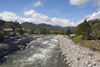 Boquete, Chiriqu Province, Panama: Caldera River seen from the bridge - photo by H.Olarte