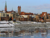 Poland - Torun: the Vistula and the center - UNESCO World Heritage Site - photo by J.Kaman