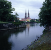 Wroclaw / Breslau, Silesia, Poland: former capital of German Silesia, island in River Oder / Odra with Cathedral (Ostrow Tumski, Dominsel), oldest district in town - photo by A.Harries