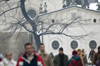 Poland - Krakow: rush hour in Rynek, in front of St. Adalbert's church (photo by M.Gunselman)