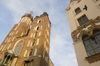 Poland - Krakow: St. Mary's church - late afternoon - photo by M.Gunselman