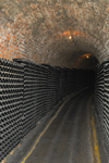 Portugal - Sangalhos (Anadia): Caves Aliana - Sparkling Wine production - endless storage tunnels - produo de espumante - interminveis galerias para repouso e envelhecimento a uma temperatura constante - Mthode Champenoise - photo by M.Durruti