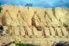 Portugal - Algarve - Algoz (municipio de Silves): Abu Simbel in the Algarve - sand construction - photo by M.Durruti