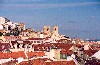 Portugal - Lisboa: Alfama e a S Catedral vistas dos Armazens do Chiado - photo by M.Durruti