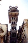 Portugal - Lisbon: Elevador de Santa Justa (engenheiro: Raoul Mesnier de Ponsard, e no Gustave Eifel) - rua do Ouro - Baixa Pombalina - photo by M.Durruti