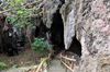 Caverne Patate, Rodrigues island, Mauritius: stairs down to the Caverne Patate caves - photo by M.Torres