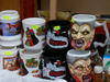 Bran, Brasov county, Transylvania, Romania: Dracula souvenir mugs for sale at Bran Castle - photo by J.Kaman