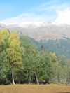 Russia - Karachay-Cherkessia - Arhyz: forest and mountains (photo by Dalkhat M. Ediev)