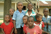 Rwanda: poses - group of African children - photo by J.Banks