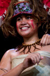 Samoa - Upolo - Apia: traditional Samoan dancer - photo by D.Smith