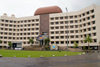 Samoa - Upolo - Apia: Samoan Government Building, with a 'fale' on the roof - photo by D.Smith