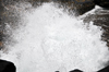 Boca do Inferno, Cantagalo district, So Tom and Prcipe / STP: Hell's Mouth blowhole - water explosion / furna de sopro - exploso de gua - photo by M.Torres