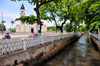 So Tom, So Tom and Prncipe / STP: gua Grande river and the Catholic Cathedral of Our Lady of Grace / rio gua Grande e a S Cathedral - photo by M.Torres