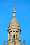 Scotland - Glasgow - dome of the CityChambers on George Square - the Baroque inspired design features statuesdepicting the reign of Queen Victoria over the British Empire - designedby William Young and built in 1888 - photo by C.McEachern