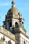 Scotland - Glasgow : secondary or side dome of the City Chambers on George Square - designed by William Young and built in 1888 - photo by C.McEachern