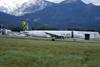 Slovenia - Brnik Airport: Afriqiyah Airbus A320-231 S5-AAA taking off from Ljubljana Joze Pucnik Airport - photo by I.Middleton