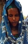 Berbera (Somaliland): a shy face - woman with hijab (photo by Silvia Montevecchi)