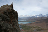 South Georgia Island - Leith Harbour - rock formation, coast and inland mountains - Antarctic region images by C.Breschi