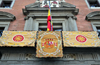 Madrid, Spain: balcony of the Consejo de Estado - Calle Mayor - Palacio de la Uceda / Palacio de los Consejos - photo by M.Torres