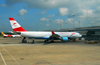 Colombo, Sri Lanka: Austrian Airlines Airbus A330-223 OE-LAM (cn 223) 'Dachstein' at the terminal - Colombo Bandaranaike International Airport (IATA: CMB, ICAO: VCBI) - airliner - Katunayake - photo by M.Torres