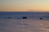 Svalbard - Spitsbergen island - Isfjorden: sunset - seen from Hiorthhamn - photo by A. Ferrari