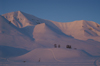 Svalbard - Spitsbergen island - Hiorthhamn: pink mountains - sunset - photo by A. Ferrari