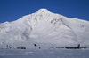 Svalbard - Spitsbergen island: Pyramiden - the mountain that lends its name to the town - photo by A. Ferrari