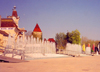 Switzerland - Switzerland - Lausanne / Losanna / QLS (Vaud Canton): fountains by the Hotel au lac - Place de la Navigation - photo by M.Torres