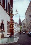 Switzerland / Suisse / Schweiz / Svizzera - Basel / Bale / BSL / EAP : fountain - Brunnen (photo by Miguel Torres)