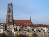 Switzerland / Suisse / Schweiz / Svizzera -  Fribourg / Freiburg: St Nicholas cathedral / cathedrale St-Nicolas (photo by Christian Roux)