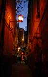 Damascus, Syria: night on Sawwaf Street - photographer: M.Torres