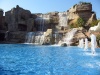 Syria - Damascus: fake waterfalls at a restaurant - Bawabet Dimashq (photographer: D.Ediev)