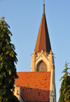 Dar es Salaam, Tanzania: spire of St Joseph's Cathedral - built by German Catholic missionaries - Sokoine Drive, corner with Bridge Street - photo by M.Torres