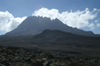 59 TTanzania - Kilimanjaro NP: Marangu Route - day 4 - Mount Kilimanjaro, the Mawenzi peaks seen from the alpine desert - photo by A.Ferrari