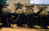 Thailand - Chiang Rai - Karen village: Elephants waiting for tourists (photo by K.Strobel)