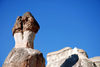 Cappadocia - Greme, Nevsehir province, Central Anatolia, Turkey: twin rocks - Valley of the Monks - Pasabagi Valley- photo by W.Allgwer