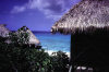 Providenciales - Turks and Caicos: beach huts - thatched roofs - photo by L.Bo