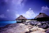 Providenciales - Turks and Caicos: beach huts - photo by L.Bo