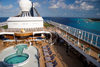 Grand Turk Island, Turks and Caicos: scenic view of Holland America Prinsendam cruise ship in the port - Caribbean - photo by D.Smith